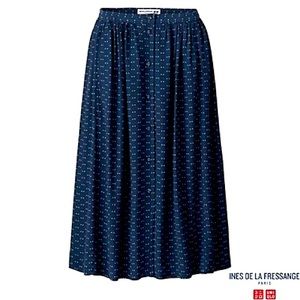 Uniqlo navy skirt size 0
